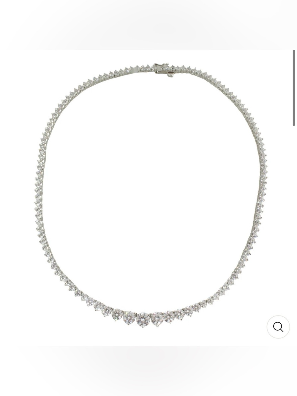 Adam Marc Jewels GRADUATED TENNIS NECKLACE